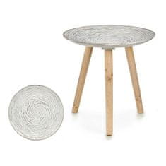 Gift Decor Stranska mizica Spirale 40 x 39 x 40 cm Les Rjava Bela
