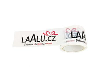 LAALU.cz Lepilni trak z logotipom 72 mm x 66 m