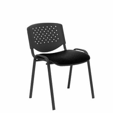BigBuy Sprejemni stol Petrola P&amp;C 226PRPTNSP840 Črna (2 kosa)