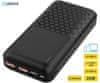 PMPB20OP18B powerbank, 20000 mAh, QC 3.0, PD 3.0, USB-A, USB-C, microUSB, črn