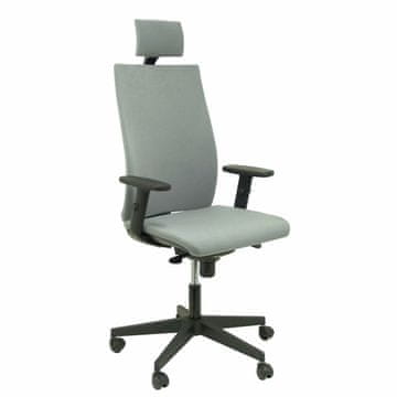 BigBuy Office Chair with Headrest Almendros P&C B201RFC Grey