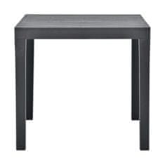 BigBuy Stranska miza IPAE Progarden Bali Black Resin (78 x 78 x 72 cm)