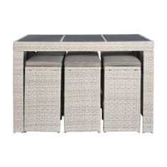 BigBuy Garnitura mize s 6 stoli DKD Home Decor 143 x 80 x 100 cm