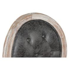 BigBuy Jedilni stol DKD Home Decor Črna temno rjava 52 x 50 x 88 cm
