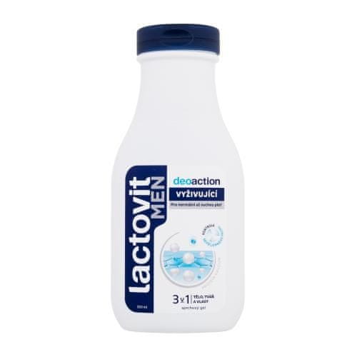 Lactovit Men Deoaction negovalen gel za prhanje 3v1 z učinkom deodoranta za moške