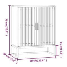 Vidaxl Komoda 60x30x75 cm inženirski les
