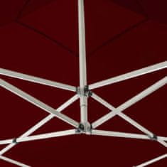 Vidaxl Profesionalen zložljiv vrtni šotor aluminij 2x2 m bordo