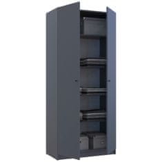 nabbi Garderobne police (3 kom) Preveza - grafit