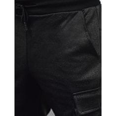Dstreet Moške bojne športne hlače ITA črne ux4373 L