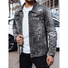 Dstreet Moška jeans jakna LOKKA siva tx4697 S