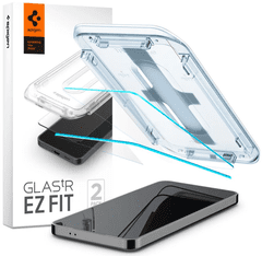 Spigen Glass tR EZ Fit HD 2.5D za Samsung Galaxy S24+ z enostavnim aplikatorjem 2x zaščitno steklo