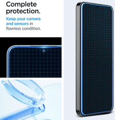 Spigen Glass tR EZ Fit HD za Samsung Galaxy S24 z enostavnim aplikatorjem 2x zaščitno steklo 2.5D