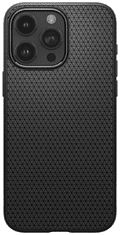 Spigen Liquid Air ovitek za telefon iPhone 15 Pro Max mat črn