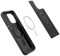 Spigen Mag Armor MagSafe ovitek za telefon iPhone 15 Pro mat črn