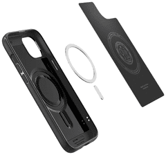 Spigen Mag Armor MagSafe ovitek za telefon iPhone 15 mat črn