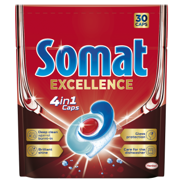 Somat Excellence 4v1 tablete za pomivalni stroj, 30/1