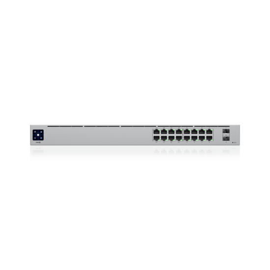 Ubiquiti USW-16-PoE stikalo, 16 x RJ45 + 2 SFP vhoda