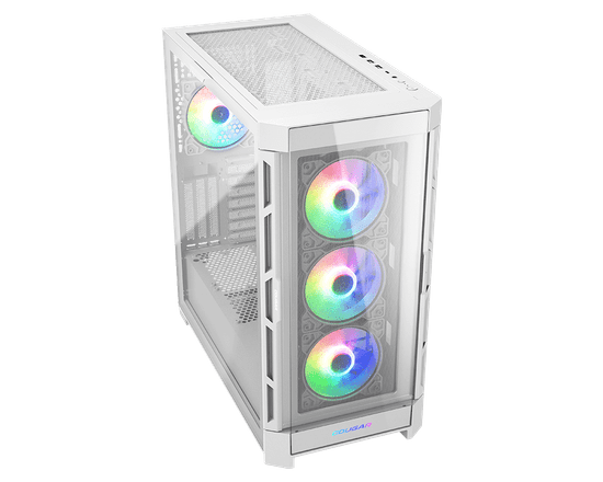 Cougar Duoface Pro RGB White računalniško ohišje, bela (CGR-DUOFACE PRO RGB W)