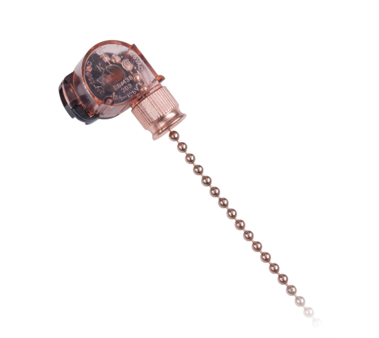 LP priključno verižno stikalo 3a/250v baker