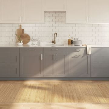 shumee Preproga pravokotna svetlo naravna 100x500 cm bambus