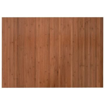 Vidaxl Preproga pravokotna rjava 70x100 cm bambus