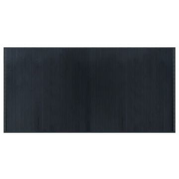 Vidaxl Preproga pravokotna siva 100x200 cm bambus