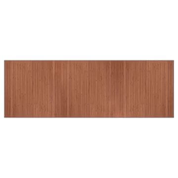 Vidaxl Preproga pravokotna rjava 100x300 cm bambus