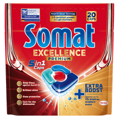 Excellence 5v1 tablete za pomivalni stroj, 20/1