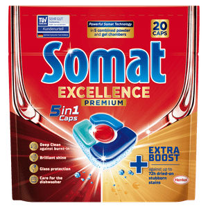  Somat Excellence 5v1 tablete za pomivalni stroj, 20/1   