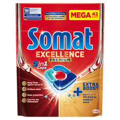 Somat Excellence 5v1 tablete za pomivalni stroj, 42/1