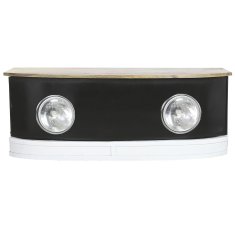 DKD Home Decor Sredinska mizica DKD Home Decor Black Iron Mango wood 120 x 45 x 45 cm