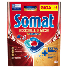 Somat Excellence 5v1 tablete za pomivalni stroj, 54/1