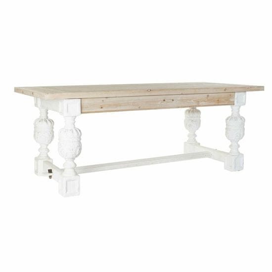 DKD Home Decor Jedilna miza DKD Home Decor Les Jedla MDF Les 200 x 90 x 77 cm
