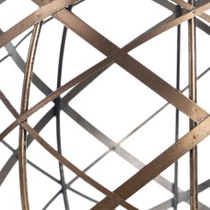 BigBuy Sredinska miza Crystal Metal 60 x 60 x 45 cm