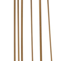 BigBuy Stranska mizica 40,5 x 40,5 x 62 cm Zlato belo železo