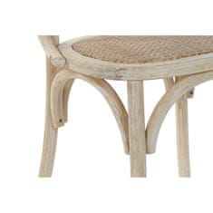 BigBuy Jedilni stol DKD Home Decor Bela 56 x 50 x 76 cm