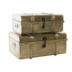 DKD Home Decor Prtljažnik DKD Home Decor Metal (68 x 42 x 31 cm) (58 x 35,5 x 25 cm) (2 kosa)