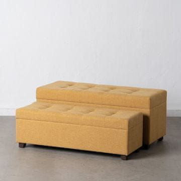 BigBuy Prtljažnik 102 x 41 x 43 cm Sintetična tkanina Les