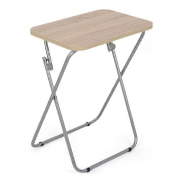 Confortime Stranska miza Confortime 36 x 48 x 66 cm rjava zložljiva lesena