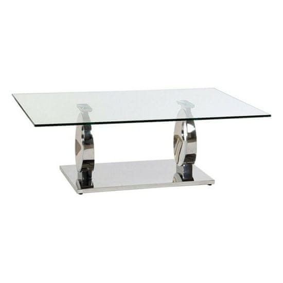 DKD Home Decor Stranska mizica DKD Home Decor PRAISE Crystal Steel (130 x 70 x 42 cm)