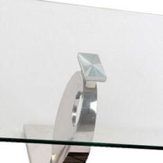 DKD Home Decor Stranska mizica DKD Home Decor PRAISE Crystal Steel (130 x 70 x 42 cm)