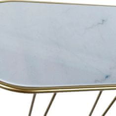 DKD Home Decor Konzola DKD Home Decor Golden Metal Marble 115 x 35 x 78 cm