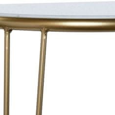 DKD Home Decor Konzola DKD Home Decor Golden Metal Marble 115 x 35 x 78 cm