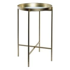 DKD Home Decor Stranska mizica DKD Home Decor Mirror Metal (Ø 37 cm) (37 x 37 x 60 cm)