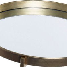 DKD Home Decor Stranska mizica DKD Home Decor Mirror Metal (Ø 37 cm) (37 x 37 x 60 cm)