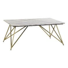 DKD Home Decor Stranska mizica DKD Home Decor Golden White Marble Iron (100 x 61 x 42 cm)