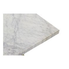 DKD Home Decor Stranska mizica DKD Home Decor Golden White Marble Iron (100 x 61 x 42 cm)
