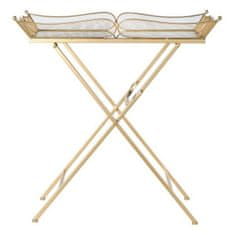 DKD Home Decor Stranska mizica DKD Home Decor Zlato ogledalo Kovina MDF Les 69 x 38 x 75 cm