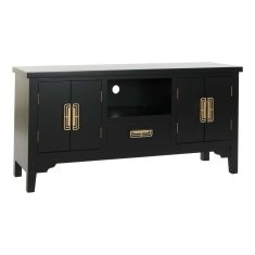 DKD Home Decor TV pohištvo DKD Home Decor Črna kovina MDF les (120 x 31 x 56 cm)