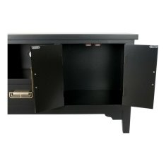 DKD Home Decor TV pohištvo DKD Home Decor Črna kovina MDF les (120 x 31 x 56 cm)